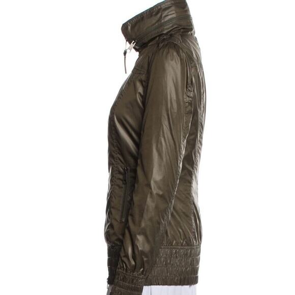 MACKAGE CAMO GREEN PACKABLE BOMBER RAIN JACKET SIZE XS - Picture 9 of 14